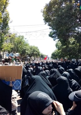 خروش بی‌نظیر و بی سابقه مردم شهیدپرور اردبیل در راهپیمایی &#171;جمعه خشم