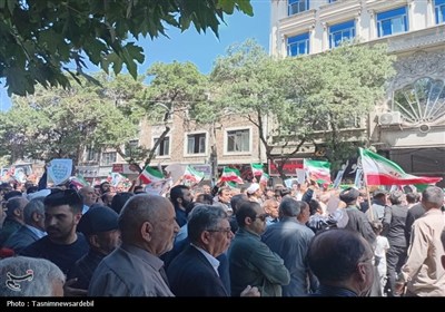 خروش بی‌نظیر و بی سابقه مردم شهیدپرور اردبیل در راهپیمایی &#171;جمعه خشم