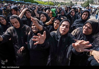 تشییع پیکر سه شهید پدافند هوایی ارتش در خرم‌آباد