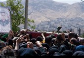 تشییع پیکر سه شهید پدافند هوایی ارتش در خرم‌آباد