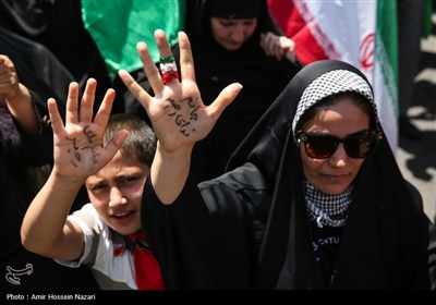 راهپیمایی جمعه خشم و نصر در قزوین