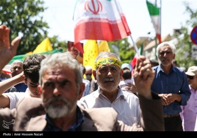 راهپیمایی جمعه خشم و نصر در قزوین