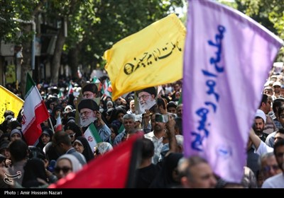 راهپیمایی جمعه خشم و نصر در قزوین