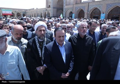 راهپیمایی خشم و نصر در قزوین