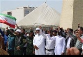 فریاد مرگ بر اسرائیل مردم جاسک از جوار سواحل مکران