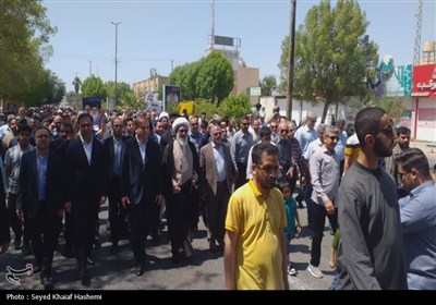 حضور پرشور مردم بوشهر در راهپیمایی جمعه خشم و نصر 