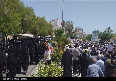 خروش کم نظیر بوشهری‌ها در محکومیت جنایات صهیونیست‌ها