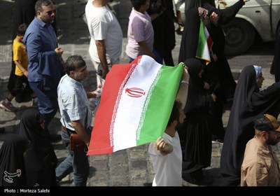 تشییع پیکر شهدای حمله رژیم صهیونیستی در راهپیمایی جمعه های خشم و نصر - اصفهان