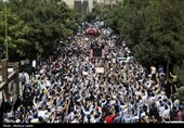 تشییع پیکر شهدای حمله رژیم صهیونیستی در راهپیمایی جمعه های خشم و نصر - اصفهان