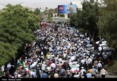 تشییع پیکر شهدای حمله رژیم صهیونیستی در راهپیمایی جمعه های خشم و نصر - اصفهان