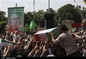 تشییع پیکر شهدای حمله رژیم صهیونیستی در راهپیمایی جمعه های خشم و نصر - اصفهان