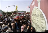 تشییع پیکر شهدای حمله رژیم صهیونیستی در راهپیمایی جمعه های خشم و نصر - اصفهان