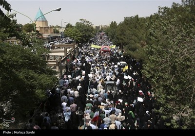 تشییع پیکر شهدای حمله رژیم صهیونیستی در راهپیمایی جمعه های خشم و نصر - اصفهان