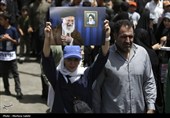 تشییع پیکر شهدای حمله رژیم صهیونیستی در راهپیمایی جمعه های خشم و نصر - اصفهان
