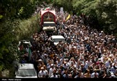 تشییع پیکر شهدای جنایت رژیم صهیونیستی در اصفهان