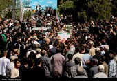 تشییع پیکر شهدای جنایت رژیم صهیونیستی در اصفهان