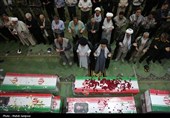 تشییع پیکر شهدای جنایت رژیم صهیونیستی در اصفهان
