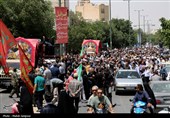 تشییع پیکر شهدای جنایت رژیم صهیونیستی در اصفهان