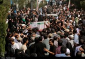 تشییع پیکر شهدای جنایت رژیم صهیونیستی در اصفهان