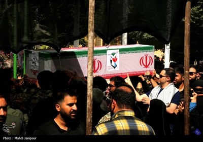 تشییع پیکر شهدای جنایت رژیم صهیونیستی در اصفهان