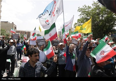 حضور باشکوه مردم بهاباد در راهپیمایی جمعه خشم و نصر