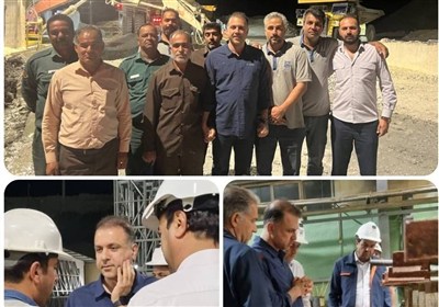 بازدید مدیرعامل مس از واحدهای تولیدی مجتمع مس شهربابک