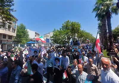 سیلی آخرالزمانی گیلانیها به نظام استکبار