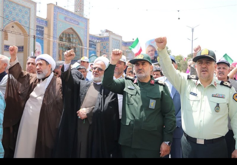 حضور حماسی کرمانی‌ها در جمعه خشم و نصر+تصاویر