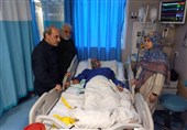 عیادت جبلی از مجروحان حمله رژیم صهیونیستی به رسانه ملی