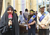 حضور به موقع دانشآموزان همدان در صحنههای ضدصهیونیستی+فیلم