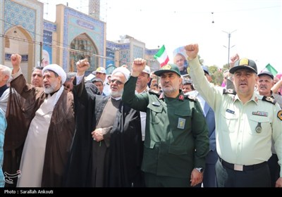 راهپیمایی جمعه خشم و نصر در کرمان