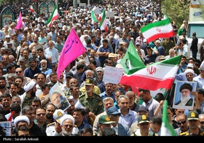 راهپیمایی جمعه خشم و نصر در کرمان