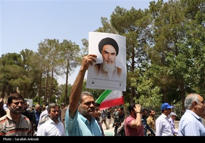 راهپیمایی جمعه خشم و نصر در کرمان