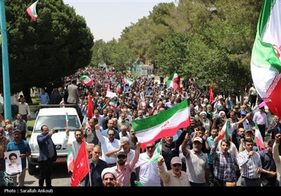 راهپیمایی جمعه خشم و نصر در کرمان
