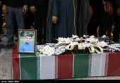 تشییع پیکر شهدای حمله رژیم صهیونیستی در بهشت زهرا