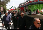 تشییع پیکر شهدای حمله رژیم صهیونیستی در بهشت زهرا