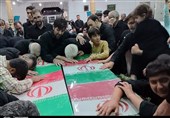 شهدا فضای کردستان را عطر آگین کردند؛ وداع مردم بیجار با شهدا+تصویر