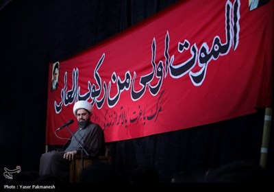 مراسم یادبود شهدای راه قدس زنجان در هیئت ثارالله