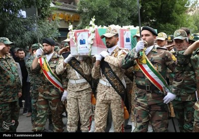 تشییع پرشکوه پیکر شهید امیر سرتیپ دوم علی پیری جناقرد در اردبیل