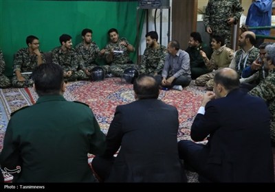 دیدار و گفت‌وگوی مسئولان یزد با بسیجیان فهادان و چاه ملکی