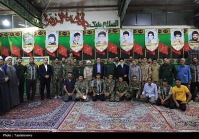 دیدار و گفت‌وگوی مسئولان یزد با بسیجیان فهادان و چاه ملکی