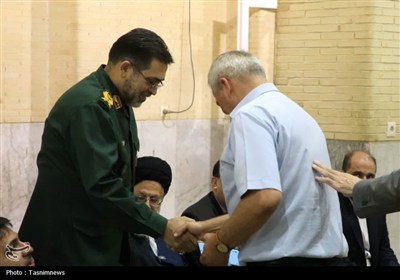 دیدار و گفت‌وگوی مسئولان یزد با بسیجیان فهادان و چاه ملکی