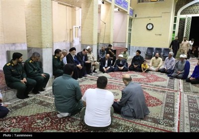 دیدار و گفت‌وگوی مسئولان یزد با بسیجیان فهادان و چاه ملکی