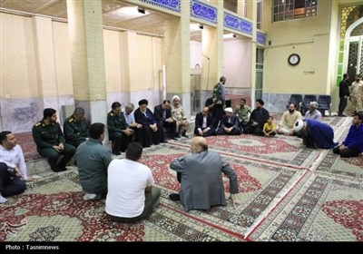 دیدار و گفت‌وگوی مسئولان یزد با بسیجیان فهادان و چاه ملکی