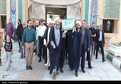 تشییع پیکر مطهر سرهنگ شهید امید رمضانی در فردوس
