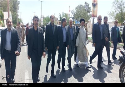 تشییع پیکر مطهر سرهنگ شهید امید رمضانی در فردوس