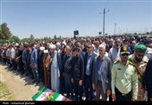 تشییع پیکر مطهر سرهنگ شهید امید رمضانی در فردوس