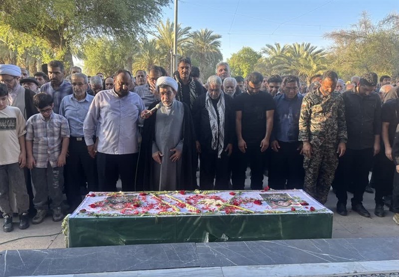 شهید حیدری در خانه ابدی ‌آرام گرفت