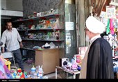 حضور امام جمعه کرمانشاه در میان بازارریان