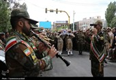 تشییع پرشکوه پیکر شهید امیر سرتیپ دوم علی پیری جناقرد در اردبیل
